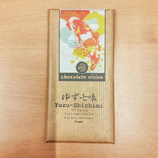 Schokoladentafel Yuzu-Shichimi