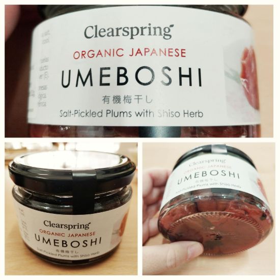 Umeboshi, ganze Frucht, Glas
